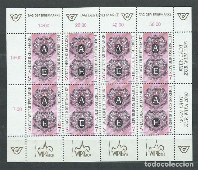Timbres: Austria - Correo 1997 Yvert 2049 Minipliego ** Mnh Dia del Sello