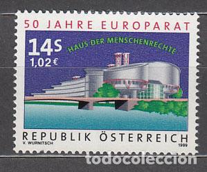 Timbres: Austria - Correo 1999 Yvert 2110 ** Mnh Consejo de Europa