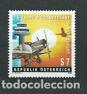 Timbres: Austria - Correo 2000 Yvert 2137 ** Mnh Avi&oacute;n