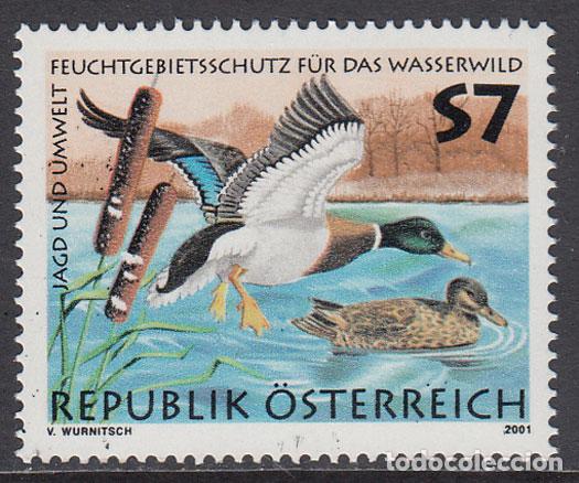 Timbres: Austria - Correo 2000 Yvert 2168 ** Mnh Fauna aves