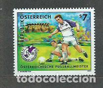 Briefmarken: Austria - Correo 2001 Yvert 2170 ** Mnh F&uacute;tbol