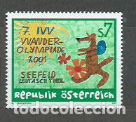 Briefmarken: Austria - Correo 2001 Yvert 2181 ** Mnh Deportes
