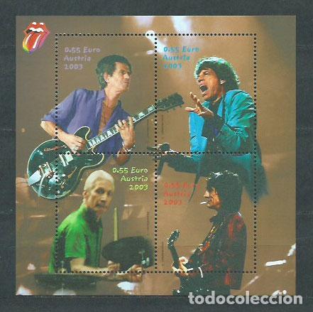Sellos: Austria - Correo 2003 Yvert 2262/5 ** Mnh Rolling Stones