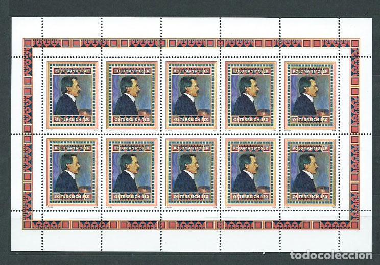 Selos: Austria - Correo 2008 Yvert 2609 minipliego ** Mnh Koloman Moser