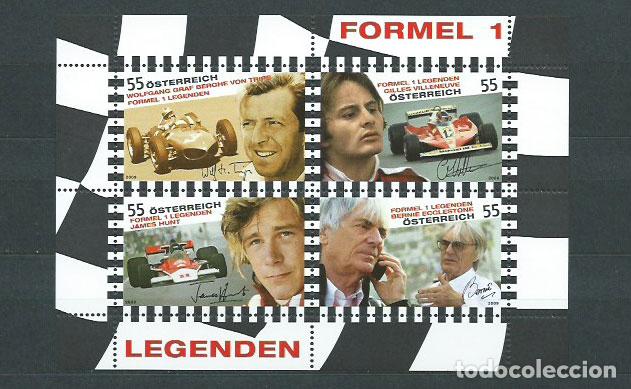 Selos: Austria - Correo 2009 Yvert 2637/40 ** Mnh Deportes f&oacute;rmula I