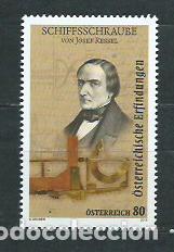 Selos: Austria - Correo 2016 Yvert 3078 ** Mnh Joseph Ressel inventor