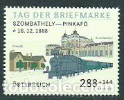 Selos: Austria Correo 2016 Yvert 3122 ** Mnh Dia del Sello Tren