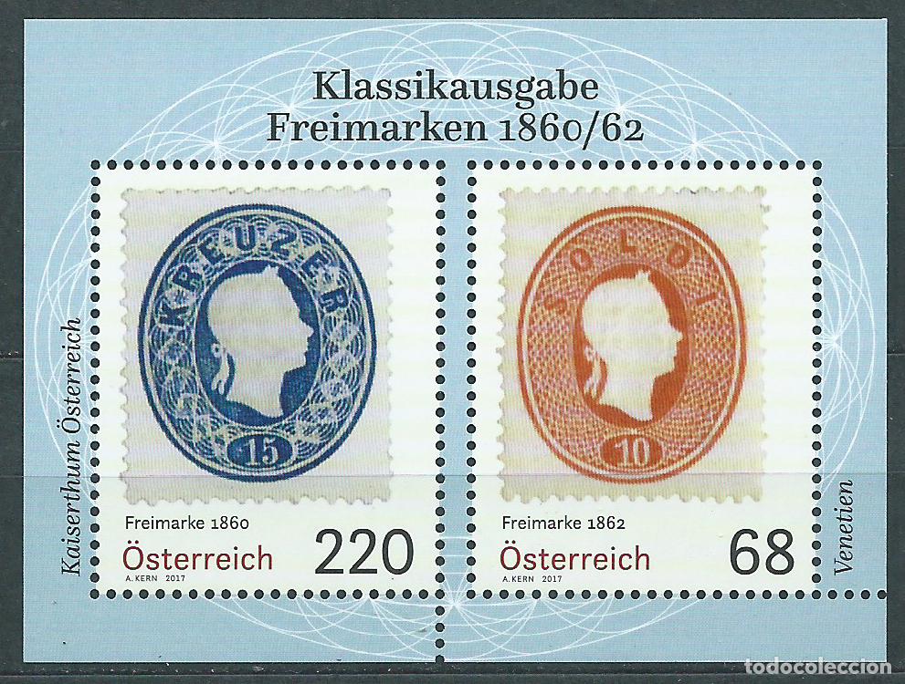 Selos: Austria Correo 2017 Yvert 3164/65 ** Mnh Serie Cl&aacute;sica