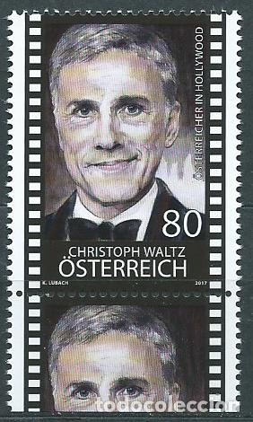 Selos: Austria Correo 2017 Yvert 3177 ** Mnh Austriacos en Hollywood