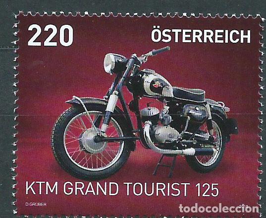 Selos: Austria Correo 2018 Yvert 3211 ** Mnh Motocicleta KTM Grand Tourist 125