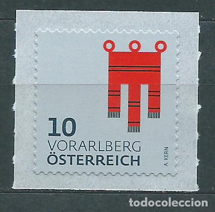 Selos: Austria Correo 2018 Yvert 3228 ** Mnh Escudo de Armas/Vorarlberg de rollo