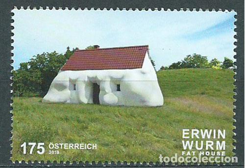 Selos: Austria Correo 2019 Yvert 3279 ** Mnh Erwin Wurm Casa Gorda