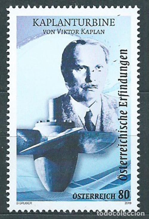 Selos: Austria Correo 2019 Yvert 3292 ** Mnh La Kaplan Turbina