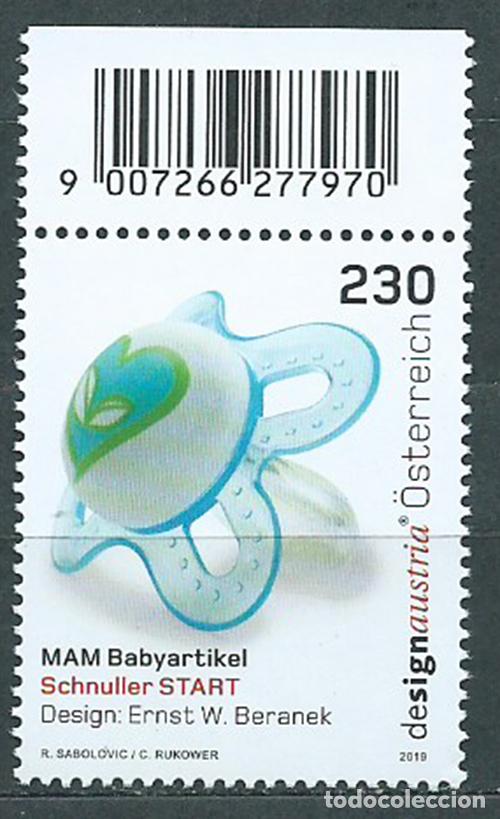Selos: Austria Correo 2019 Yvert 3314 ** Mnh NaM Baby Chupete