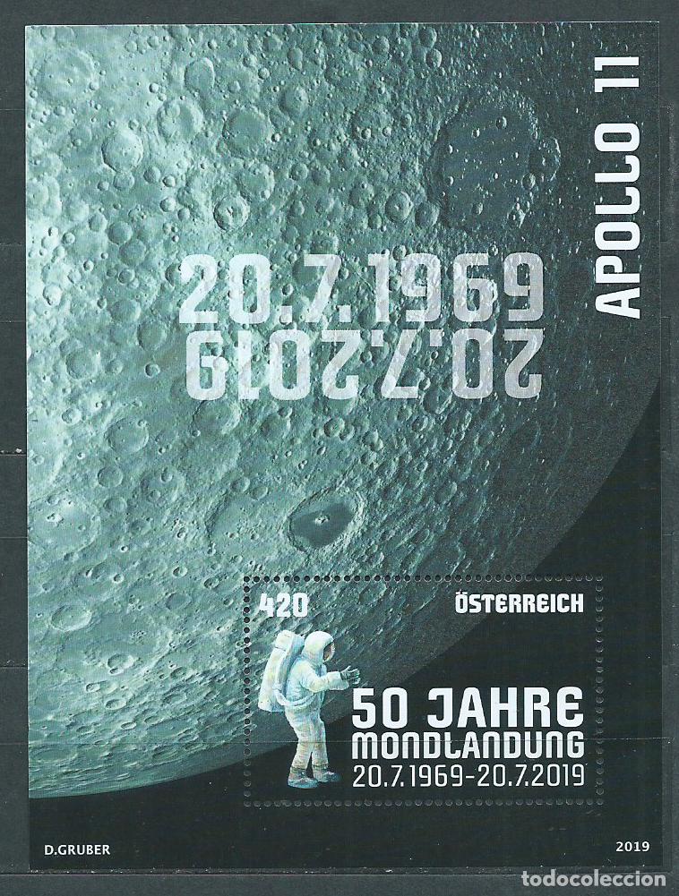 Selos: Austria Correo 2019 Yvert Hoja 3315 ** Mnh Aluzinaje 50 A&ntilde;os Astrofilateia
