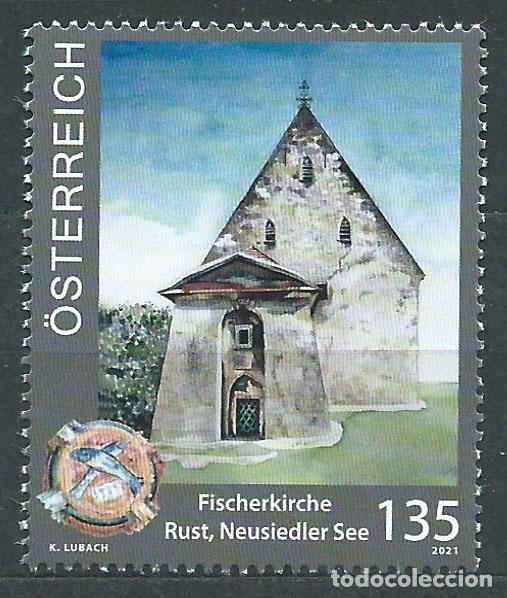 Selos: Austria Correo 2021 Yvet 3446 ** Mnh Iglesia Firscherkirche Rust