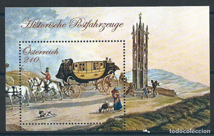 Selos: Austria Correo 2021 Yvert 3461 ** Mnh Historia del Correo