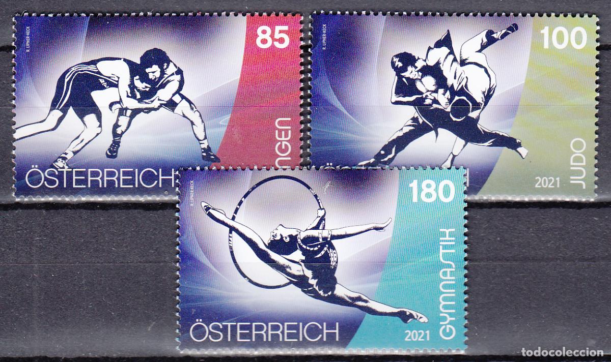 Selos: Austria Correo 2021 Yvert 3471/73 ** Mnh Deportes