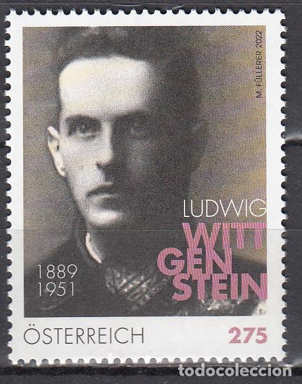Selos: Austria Correo 2022 Yvert 3493 ** Mnh Personaje Ludwig Kittgentein