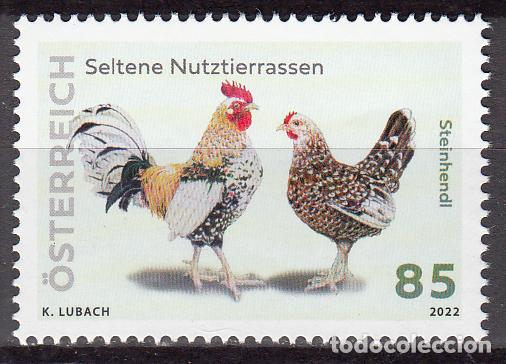 Selos: Austria Correo 2022 Yvert 3509 ** Mnh Fauna - Animales de Granja