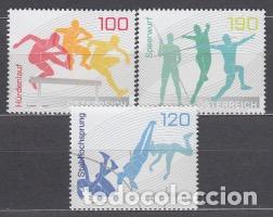 Selos: Austria Correo 2023 Yvert 3596/98 ** Mnh Deportes - Jabalina - Carrera Obstaculo