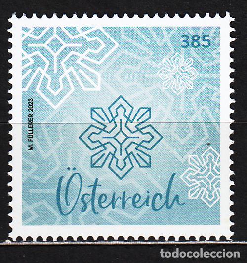 Francobolli: Austria Correo 2023 Yvert 3634 ** Mnh Navidad - Cristales