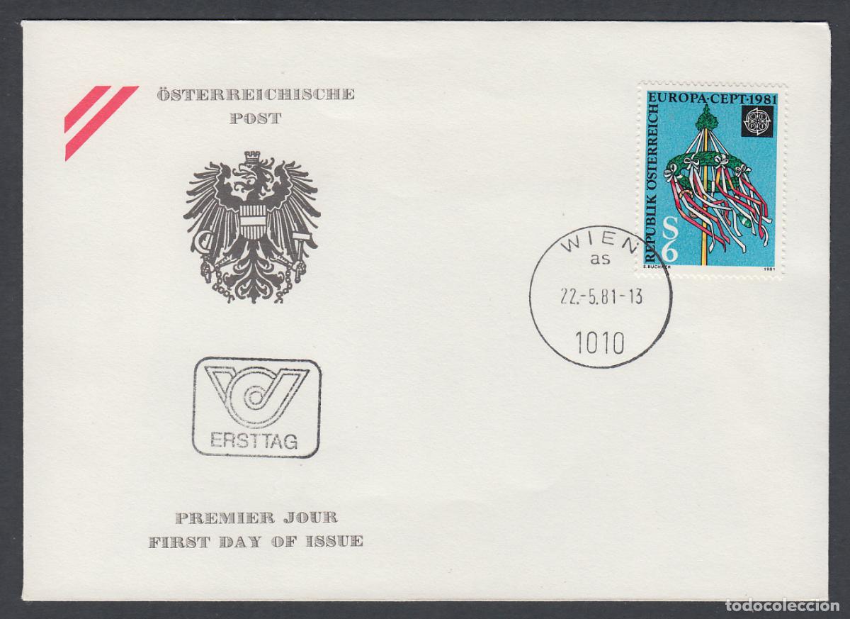 Francobolli: Austria Sobres Primer Dia FDC Yvert 1500 - Europa 1981