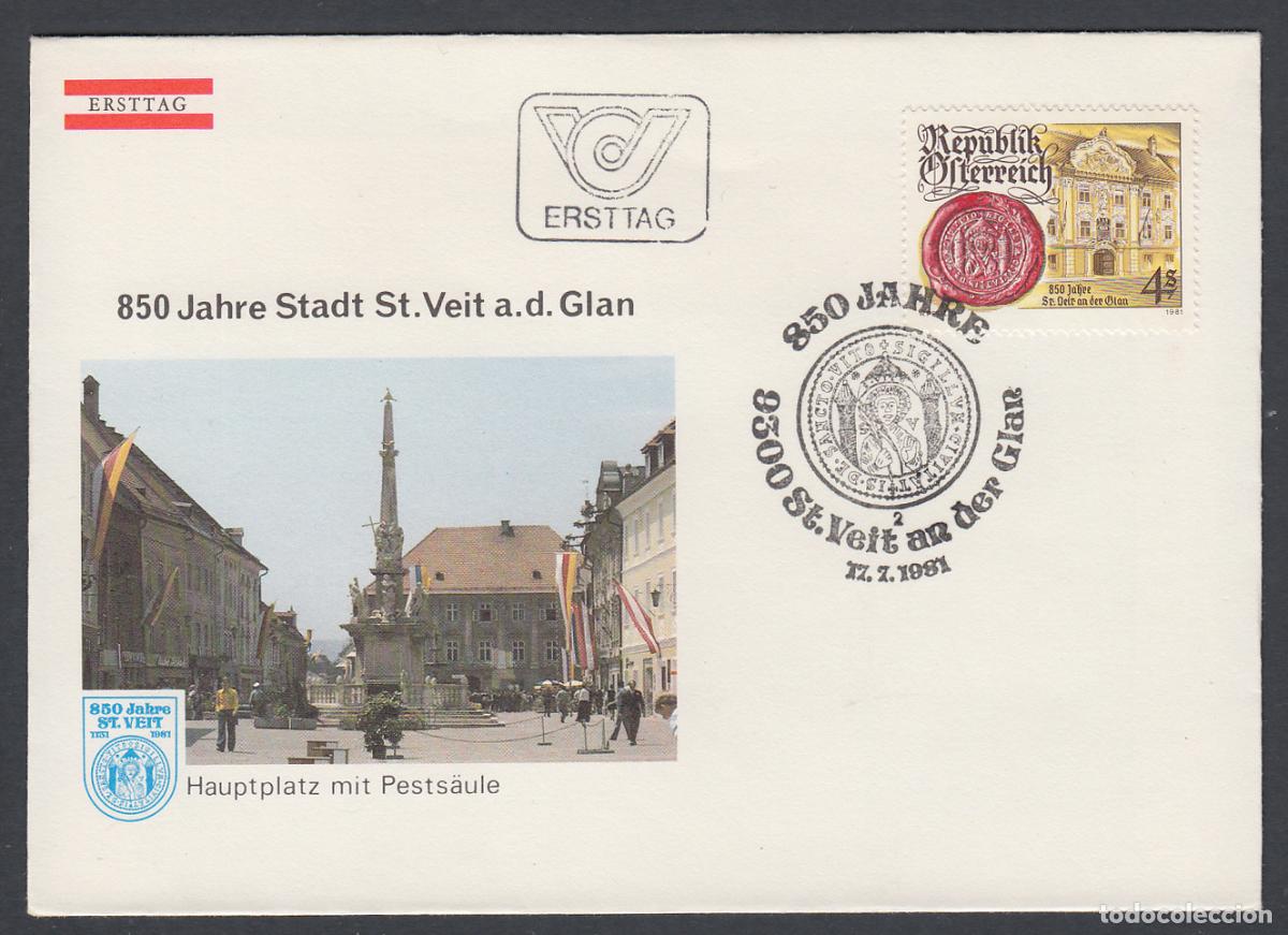 Francobolli: Austria Sobres Primer Dia FDC Yvert 1504 - Aniversario 1981