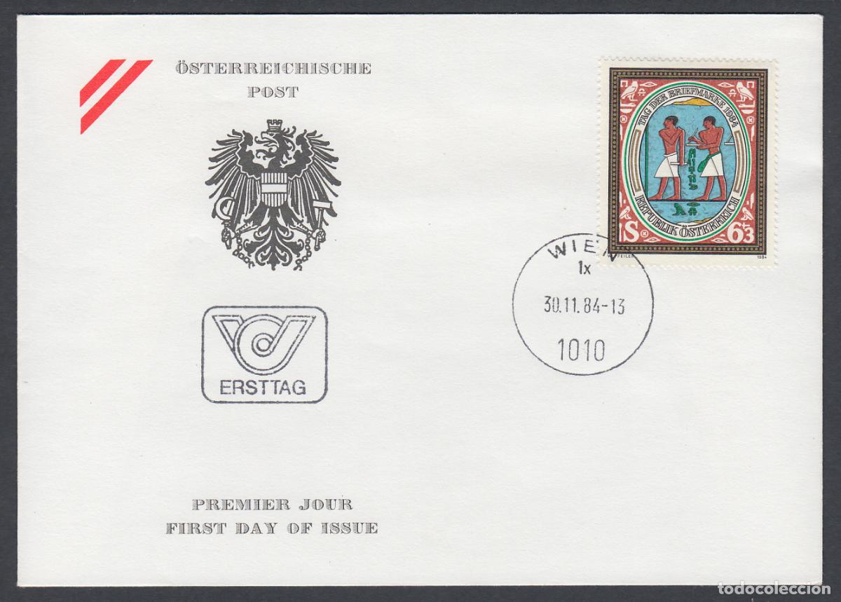 Francobolli: Austria Sobres Primer Dia FDC Yvert 1627 - Aniversario Egipto 1984