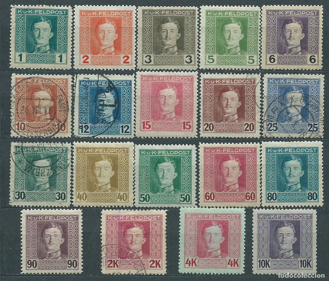 Stamps: Austria - Hungria Correo Yvert 49/68 */usado Mh/usado Falta n&ordm; 66