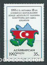 Stamps: Azerbaijan - Correo Yvert 77 ** Mnh Mapa
