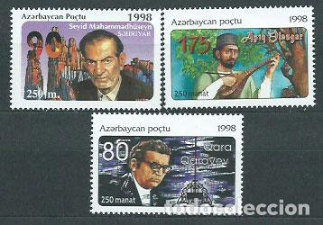 Stamps: Azerbaijan - Correo Yvert 370/2 ** Mnh Personajes populares