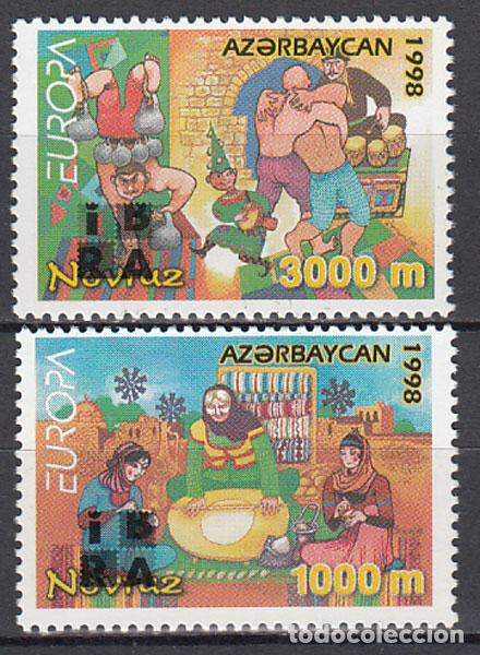 Stamps: Azerbaijan - Correo Yvert 359/60 ** Mnh Europa