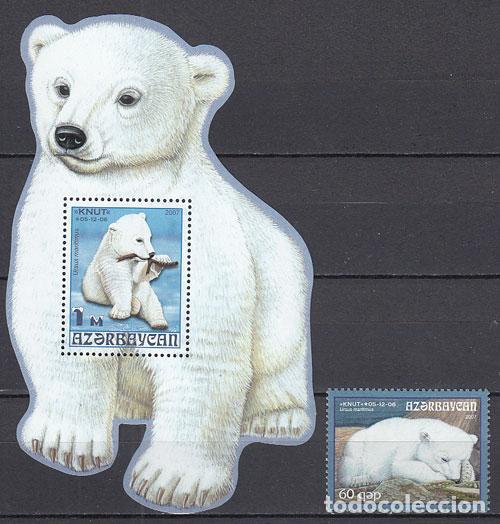 Stamps: Azerbaijan - Correo Yvert 594+Hoja 71 ** Mnh Fauna