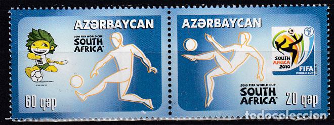 Stamps: Azerbaijan - Correo Yvert 688/89 ** Mnh Deportes - F&uacute;tbol