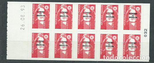 Stamps: San Pierre y Miquelon - Correo Yvert 590 Carnet ** Mnh