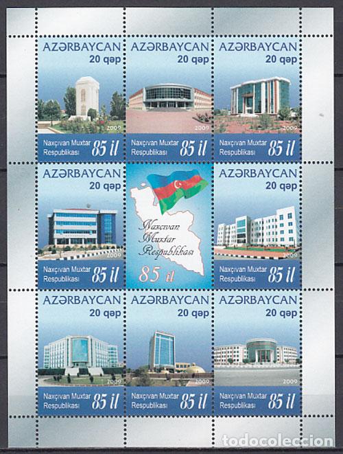 Stamps: Azerbaijan - Correo Yvert 639/46 ** Mnh Arqutectura