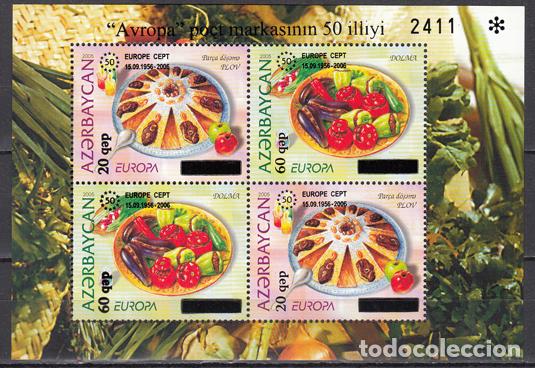 Stamps: Azerbaijan Correo Yvert 564/65 ** Mnh en Hojita de 2 series Europa