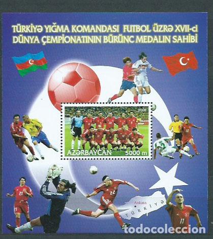 Stamps: Azerbaijan - Hojas Yvert 56 ** Mnh Futbol