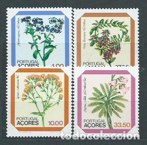 Stamps: Azores - Correo Yvert 338/41 ** Mnh Flores