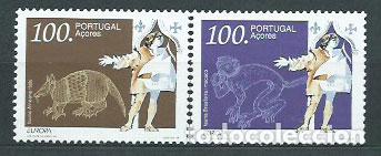 Stamps: Azores - Correo Yvert 436/7 ** Mnh Europa