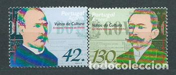 Stamps: Azores - Correo Yvert 440/1 ** Mnh Personajes