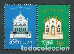 Stamps: Azores - Correo Yvert 343/44 ** Mnh Arquitectura