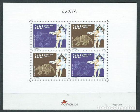 Briefmarken: Azores - Hojas Yvert 14 ** Mnh Europa