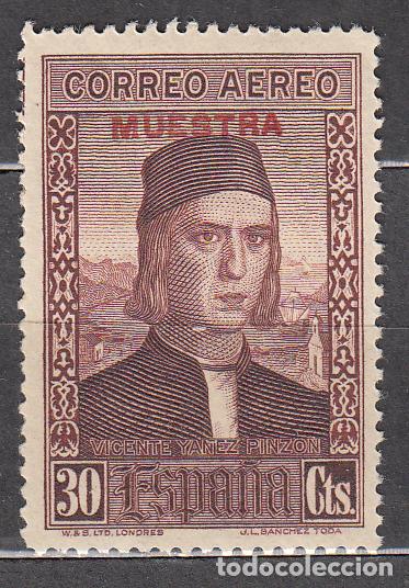 Briefmarken: Espa&ntilde;a Sueltos 1930 Edifil 553M * Mh - Col&oacute;n aereo-Sobrecarga Muestra