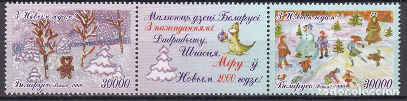 Briefmarken: Bielorusia - Correo 1999 Yvert 324/25 ** Mnh Navidad