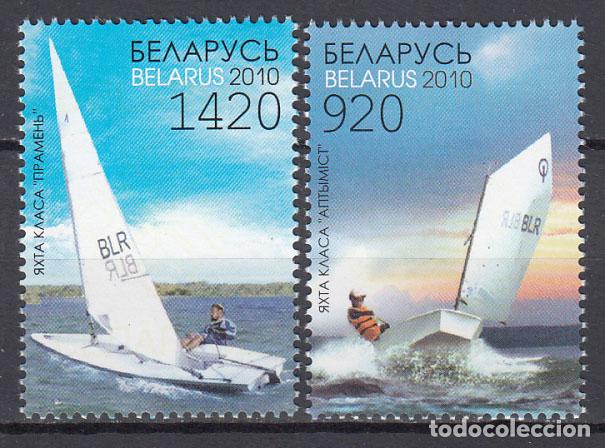 Selos: Bielorusia - Correo 2010 Yvert 699/700 ** Mnh Deportes - Veleros de Competici&oacute;n