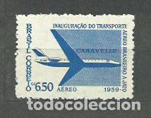Selos: Brasil - Aereo Yvert 79 ** Mnh Avi&oacute;n