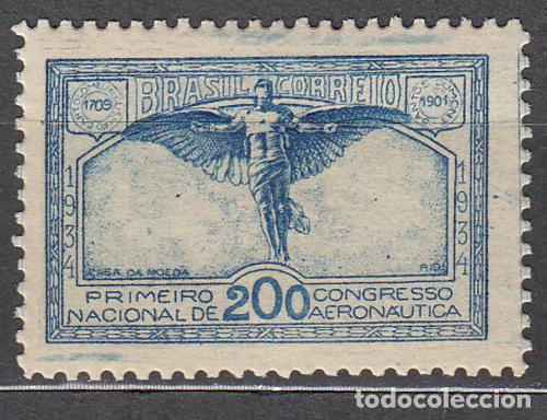 Stamps: Brasil Correo 1934 Yvert 263 * Mh Aeronautica