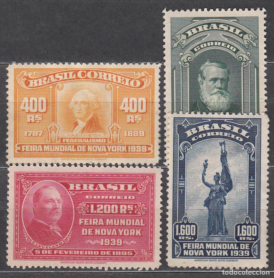 Stamps: Brasil Correo 1939 Yvert 352/55 * Mh